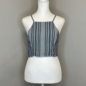 American Eagle Striped Crop Top